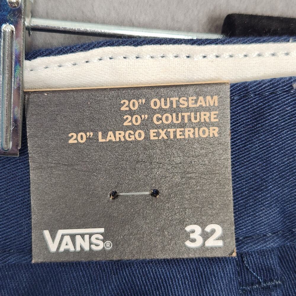 VANS Shorts Mens 32 Blue Sturdy Stretch Pockets Activewear Golf Hiking NWT - Picture 10 of 16